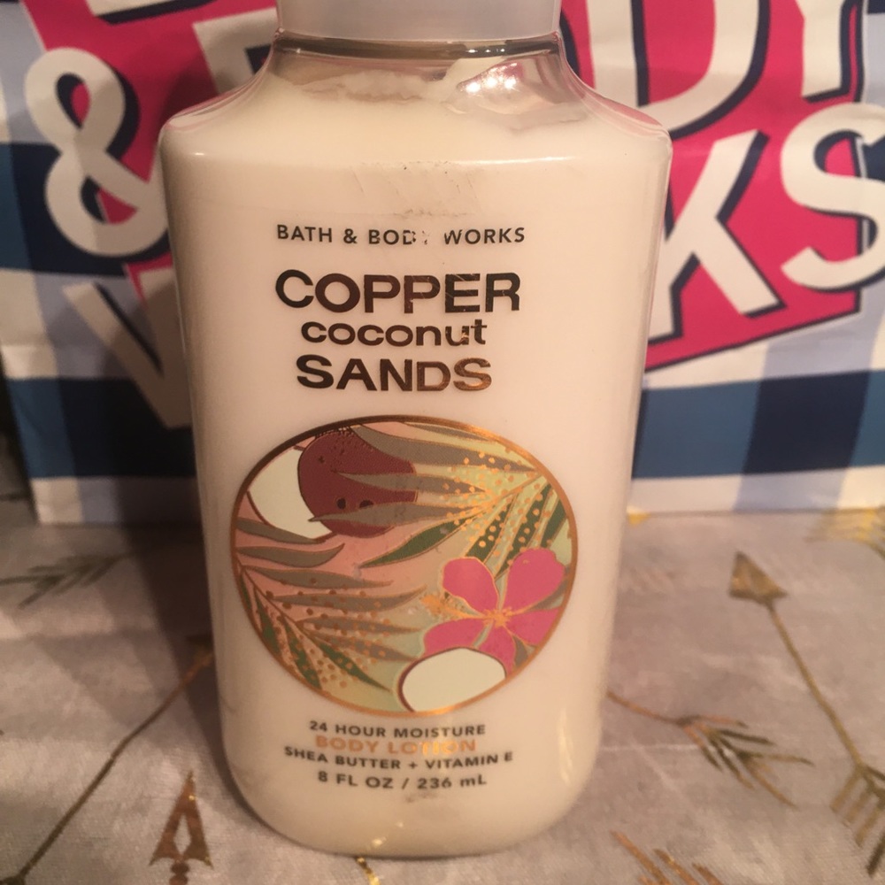Bath and Body Works Copper coconut Sands body lotion